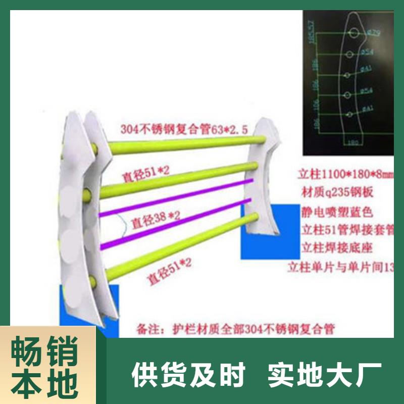 桥梁防撞护栏_不锈钢河道护栏定制批发同城货源