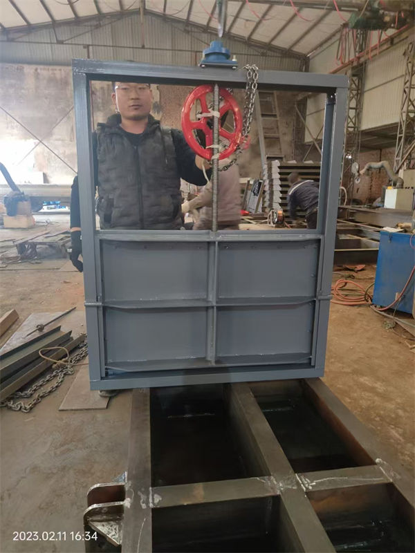 不锈钢闸门-钢制渠道闸门加工定制