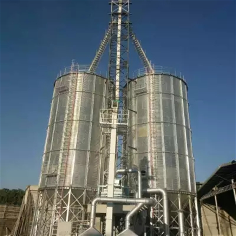 有现货的全钢锥底粮食钢板仓基地