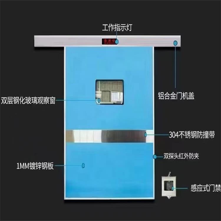 医用防护铅门价格-定制_博瑞达有限公司
