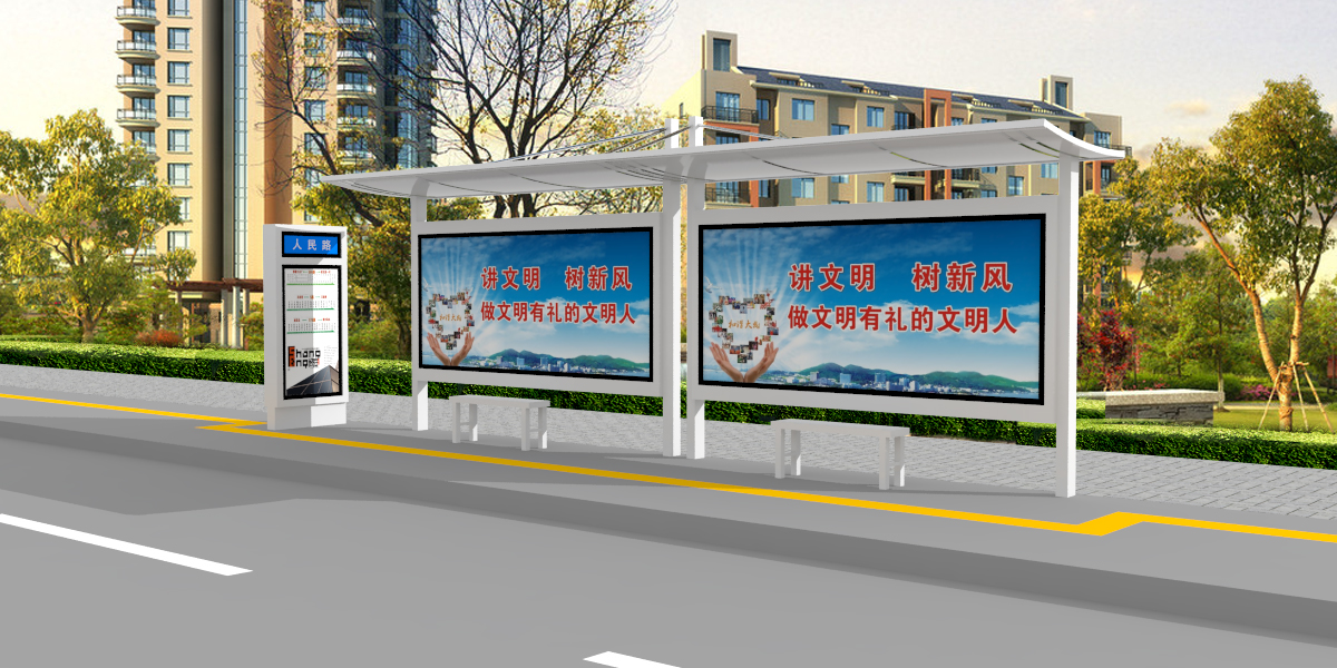 公交站台_雕塑值得信赖