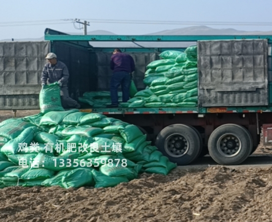 稻壳鸡粪破除土壤板结