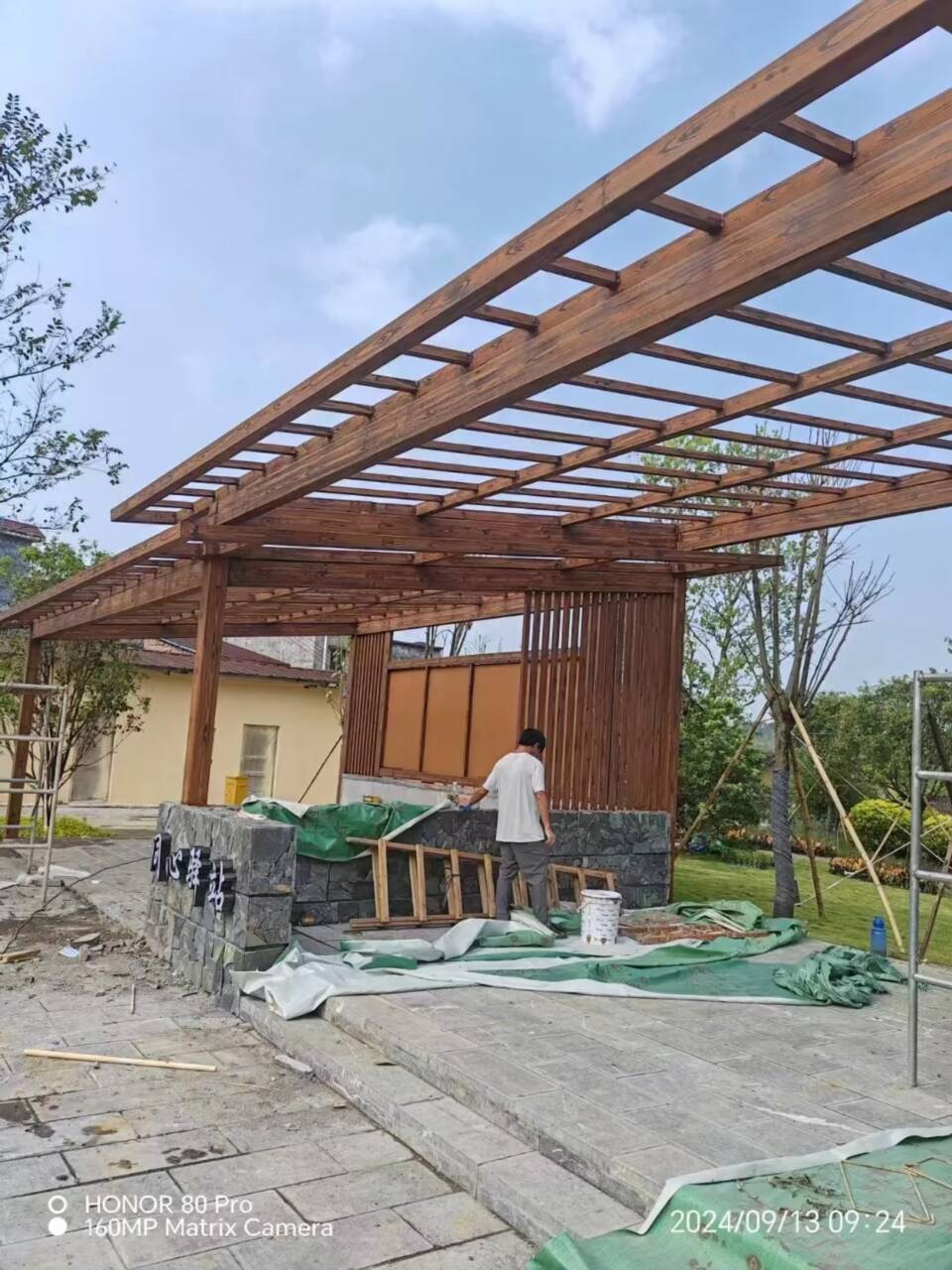 钢结构金属面木纹漆厂家定制支持定制