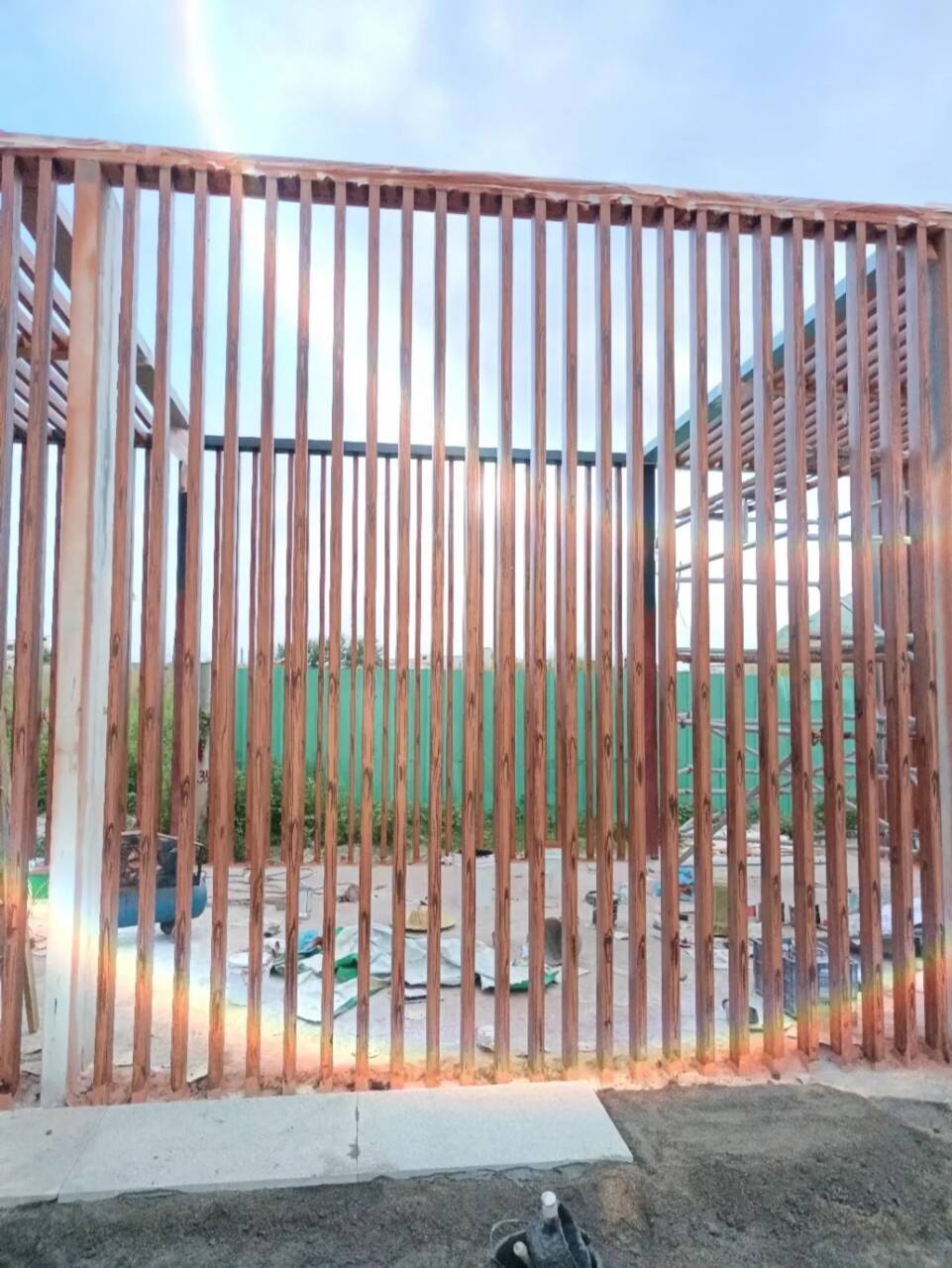 铝合金镀锌管木纹漆施工价格