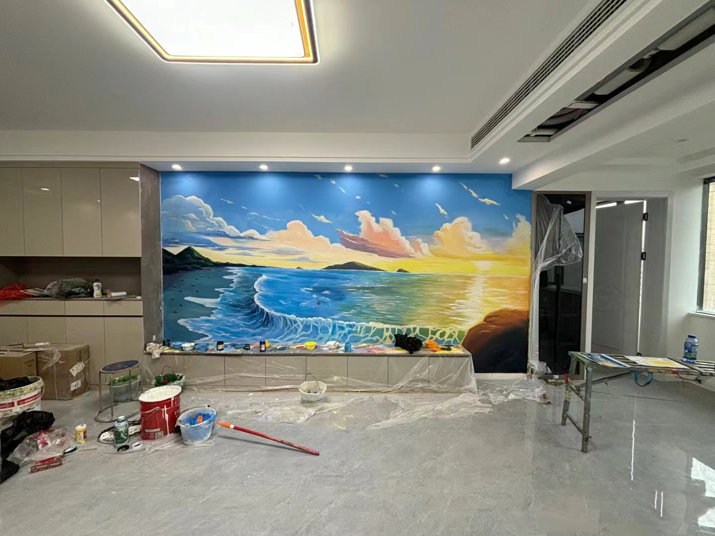 墙体绘画墙面手绘墙公司