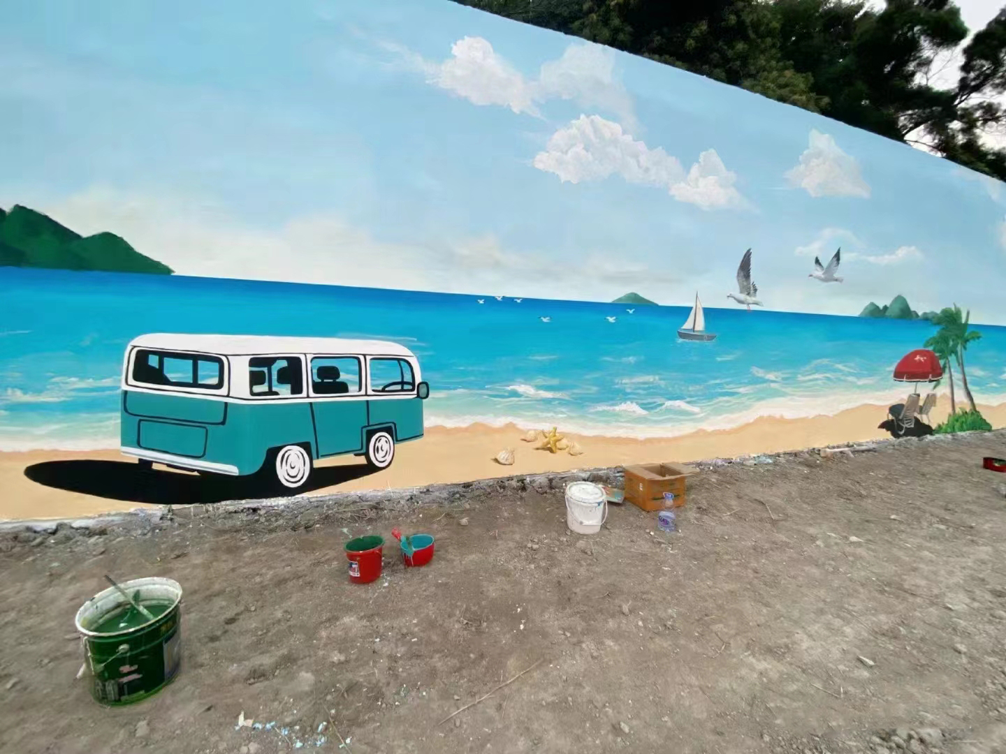 保亭县涂鸦壁画彩绘手绘墙工作室