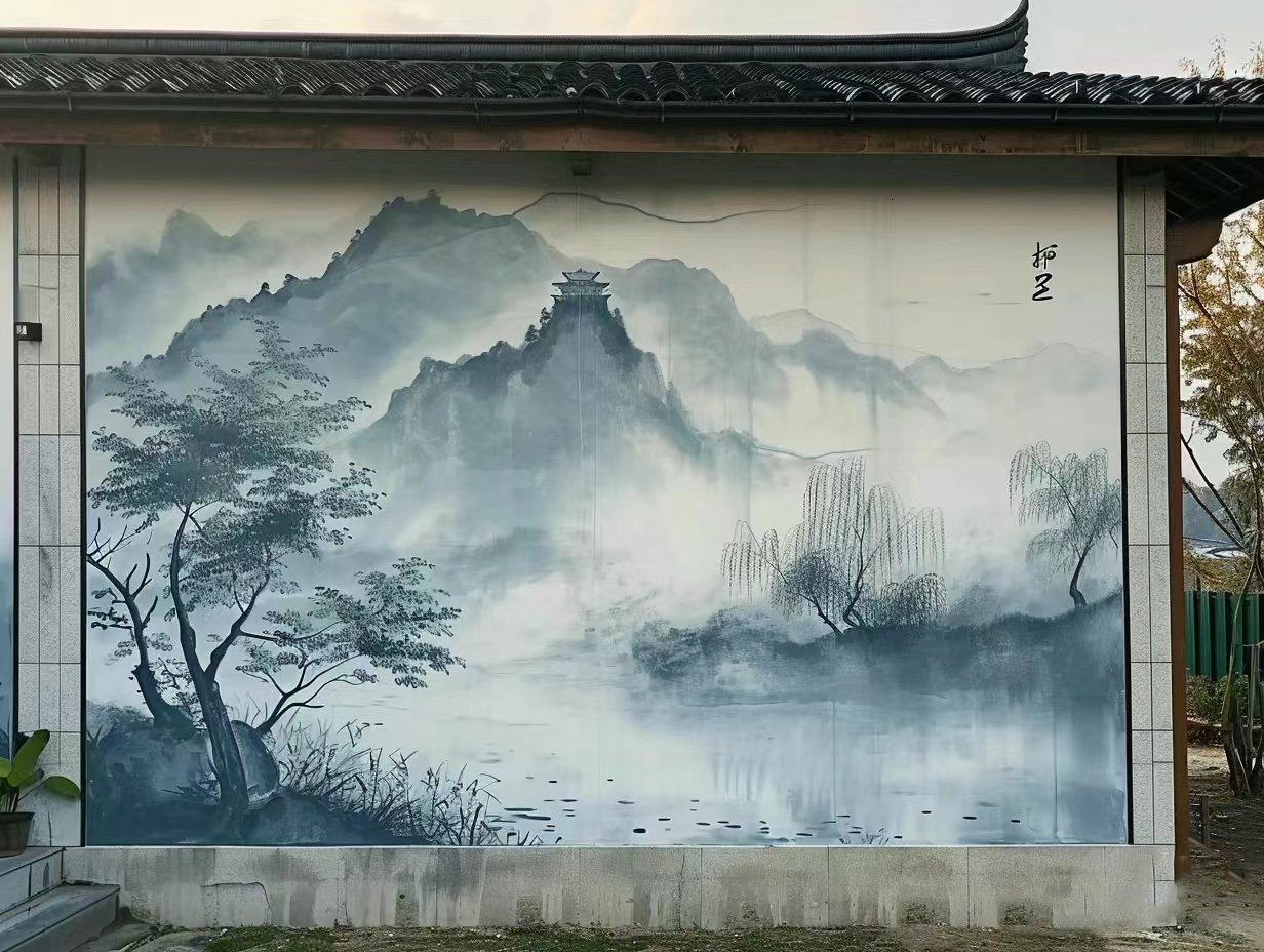 三沙市文化墙彩绘手绘墙绘画工作室