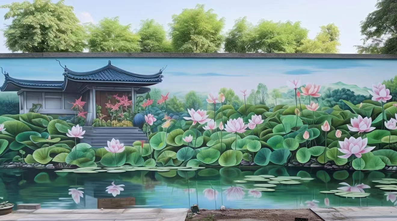 上海杨浦墙绘彩绘手绘墙艺术创作
